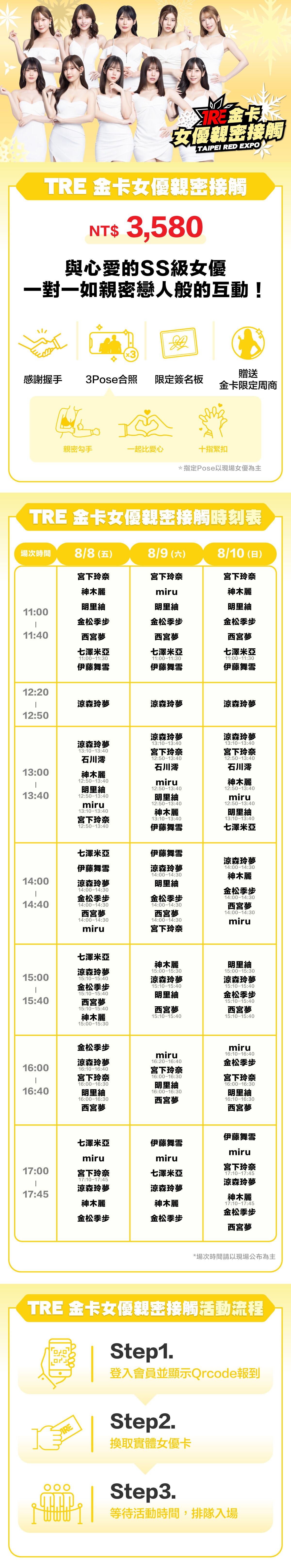 2025TRE 金卡 女優親密接觸 的詳細資訊圖片