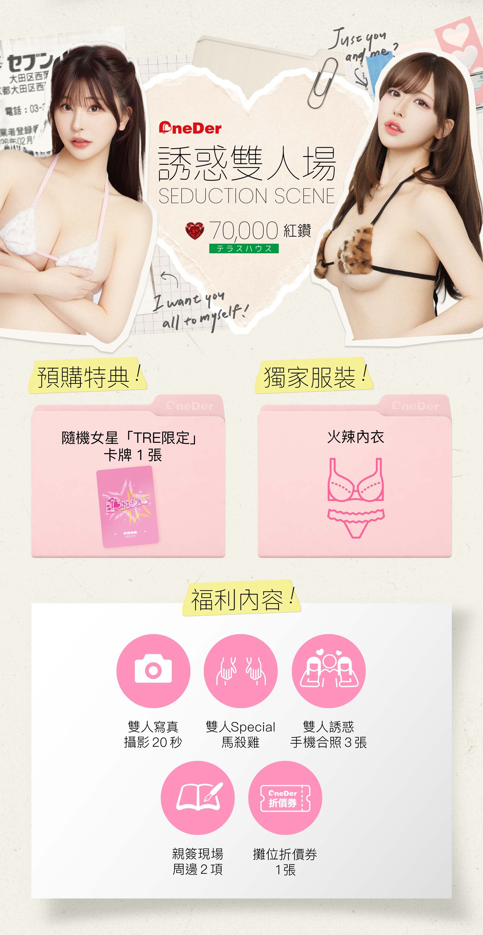 雙層公寓：Onederfour❤️木南美美 x 白田麻衣 的詳細資訊圖片